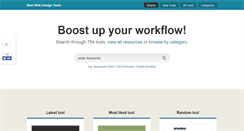 Desktop Screenshot of best-web-design-tools.com